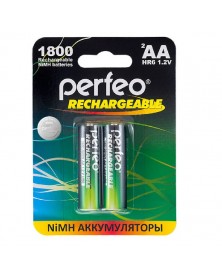 Аккумулятор PERFEO R6 AA BL2 NI-MH 1800mAh 1.2v (2/20).. Аккумулятор PERFEO R6 AA BL2 NI-MH 1800mAh 1.2v (2/20)..