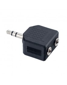 Кабель  Perfeo (A7008) 3.5 Jack (M) вилка - 2x3.5 Jack (F) розетка  адаптер..