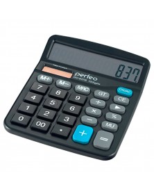 Калькулятор PERFEO PF-  3286           (Бухгалтерский, 12-разрядов) Black (..