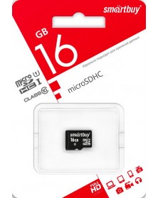 Карта памяти MicroSDHC 16Gb (Class 10) SmartBuy без Адаптера.. Карта памяти MicroSDHC 16Gb (Class 10) SmartBuy без Адаптера..