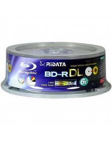 BD-R           RIDATA  50Gb  6х  (Cake   25)(600)  INKJET PRINTABLE..