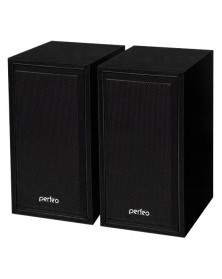 Колонки Perfeo PF-  084 BK   Cabinet       2.0 (2*   3W)  Дерево Black, пит..